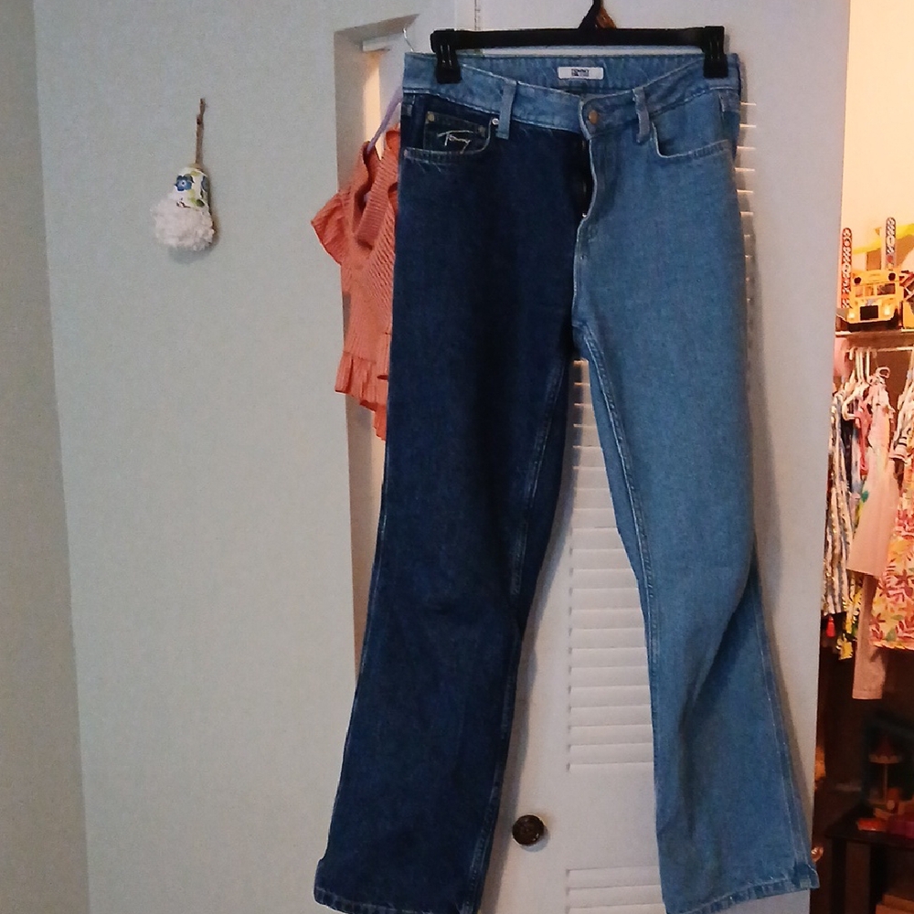 Tommy HILFIGER Two-Tone Blue Women's Jeans